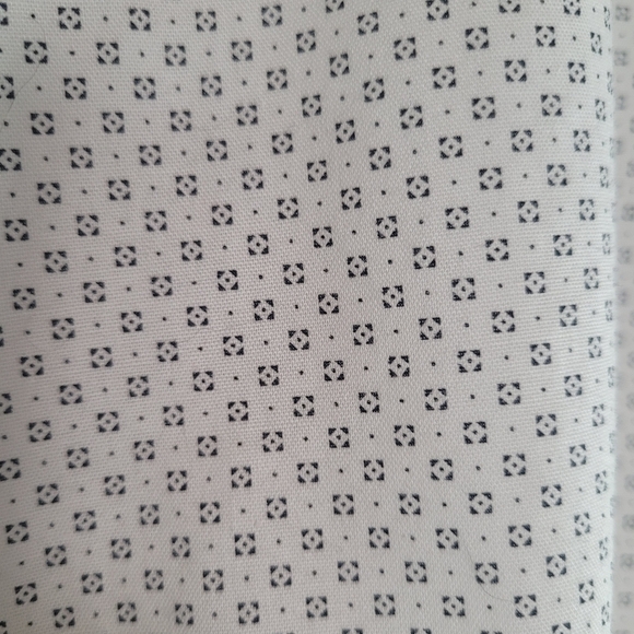 Joseph Abboud Men's Button Down Micro Print White Long Sleeve Shirt Size Large - Picture 3 of 8